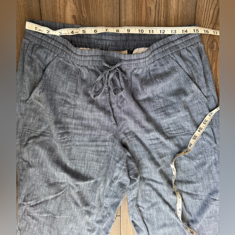 LOFT Drawstring Wide-Leg Pants - Picture 4 of 8